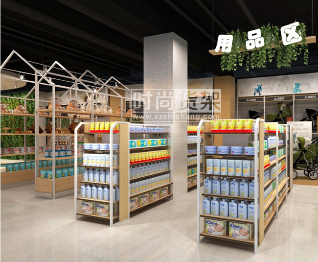 母嬰店設(shè)計(jì)效果圖_母嬰店布局設(shè)計(jì)