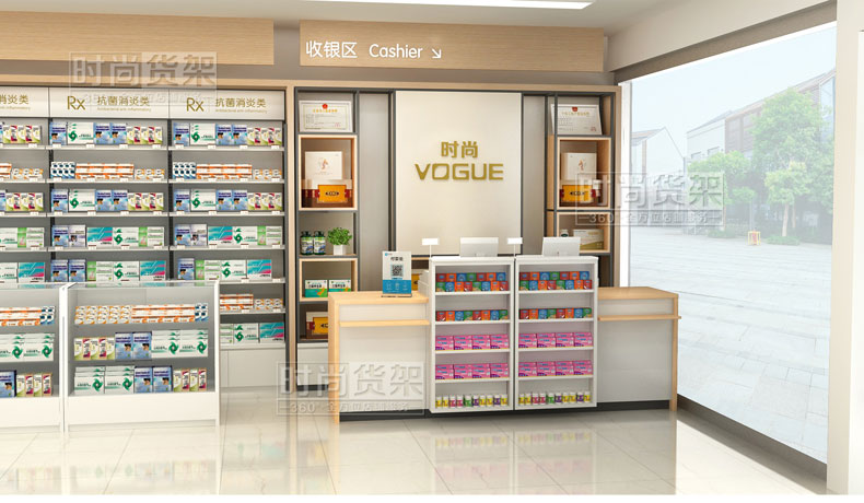 母嬰店收銀臺陳列設(shè)計(jì)