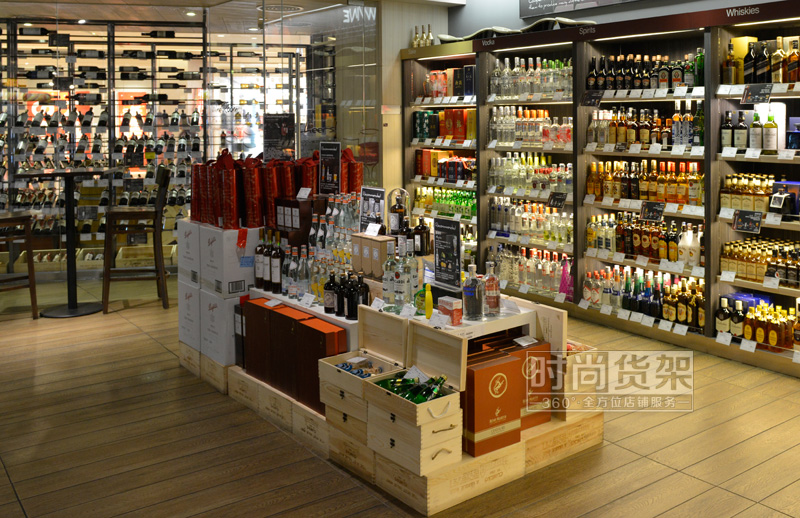 超市貨架_酒水促銷(xiāo)展臺(tái)